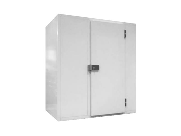 Fertige Kühlzellen mit Hakenverschluss Kühlaggregat und Regal